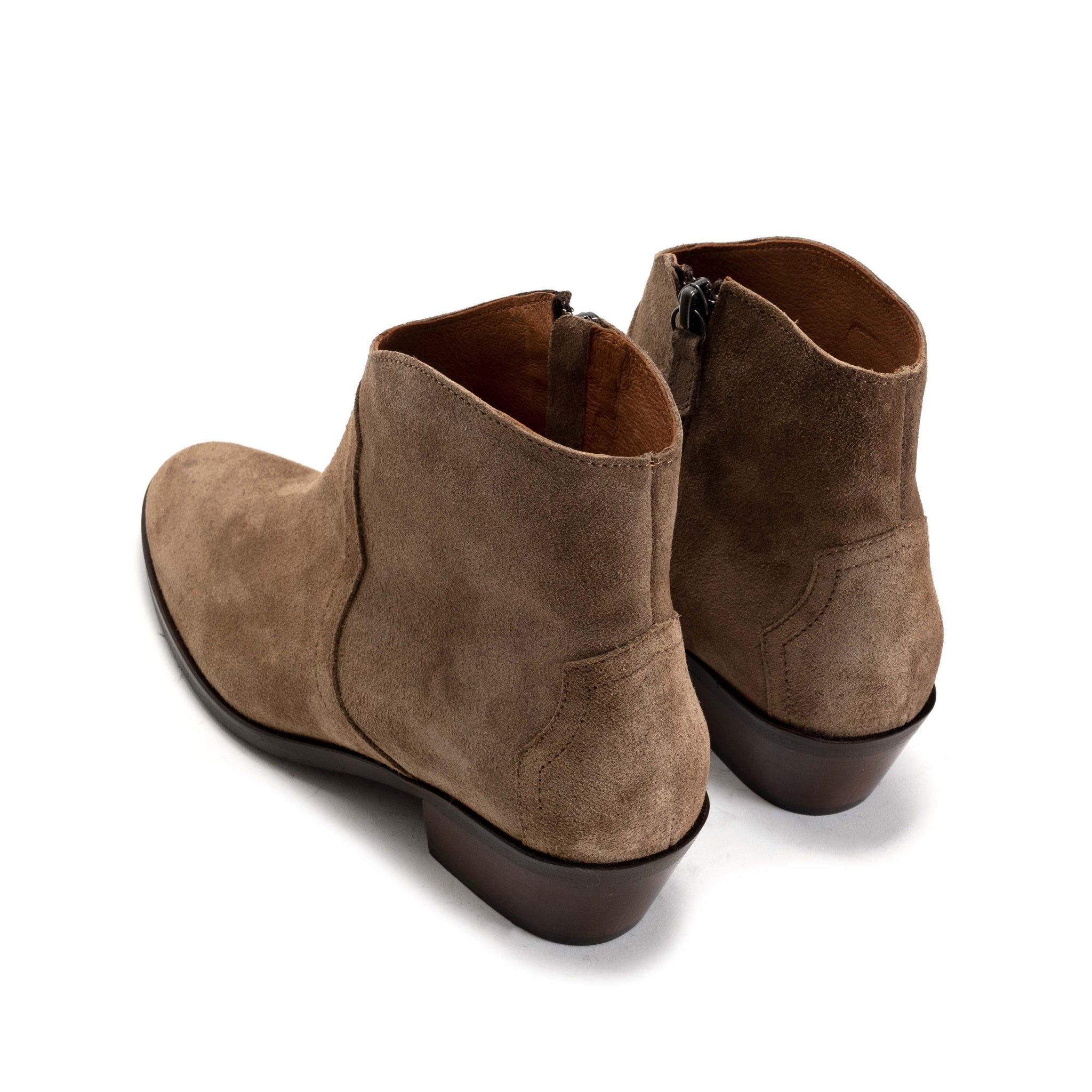 Fiona 35 Calf Suede Mushroom - Anonymous Copenhagen