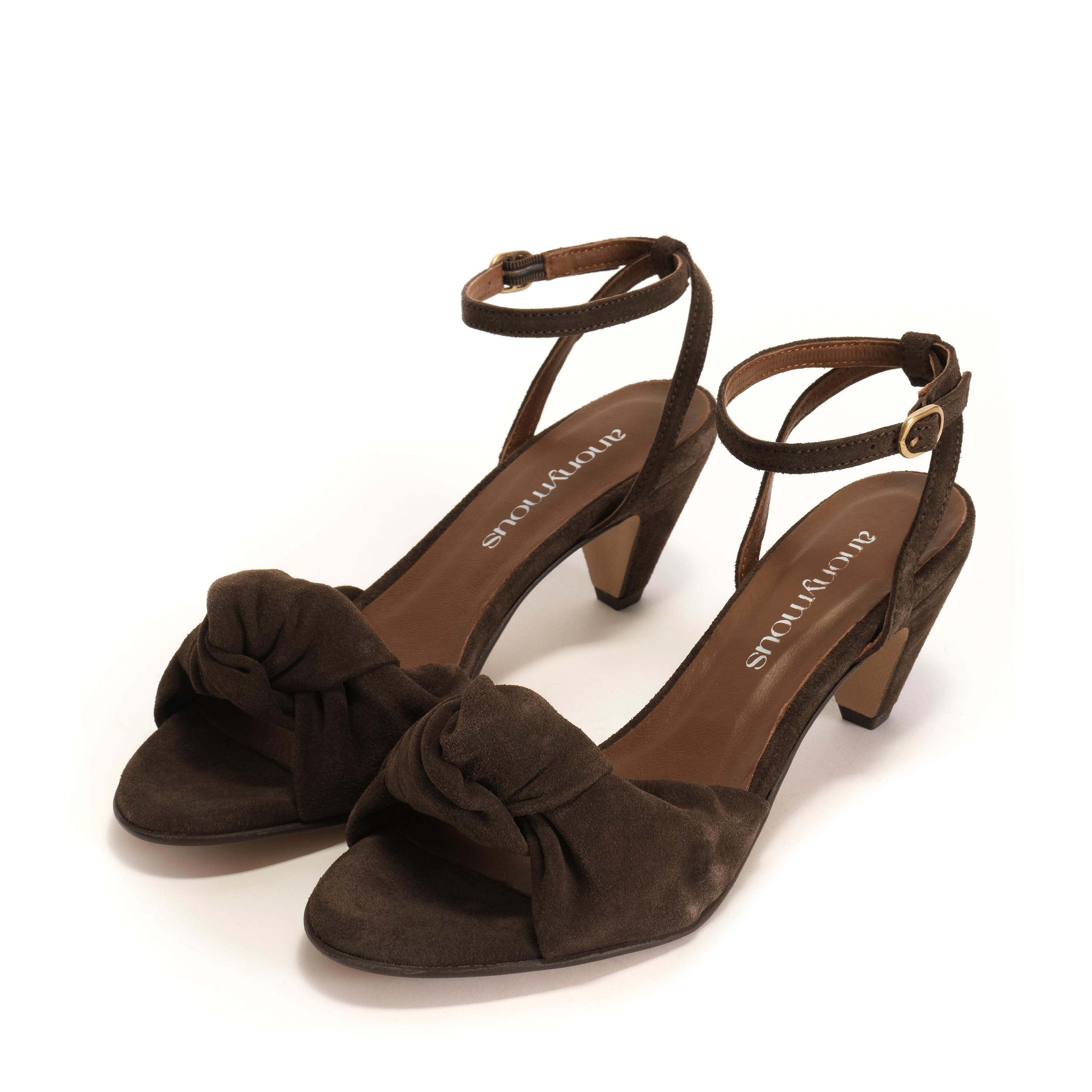 Aliza 50 Calf suede Coffee brown - Anonymous Copenhagen