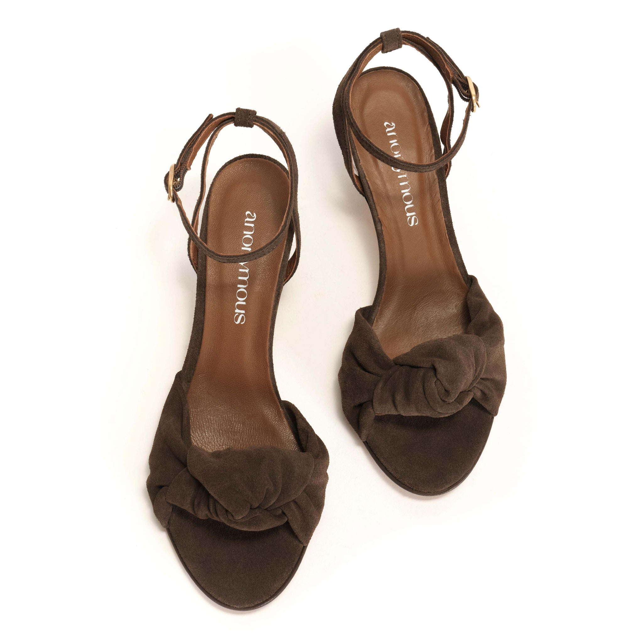 Aliza 50 Calf suede Coffee brown - Anonymous Copenhagen