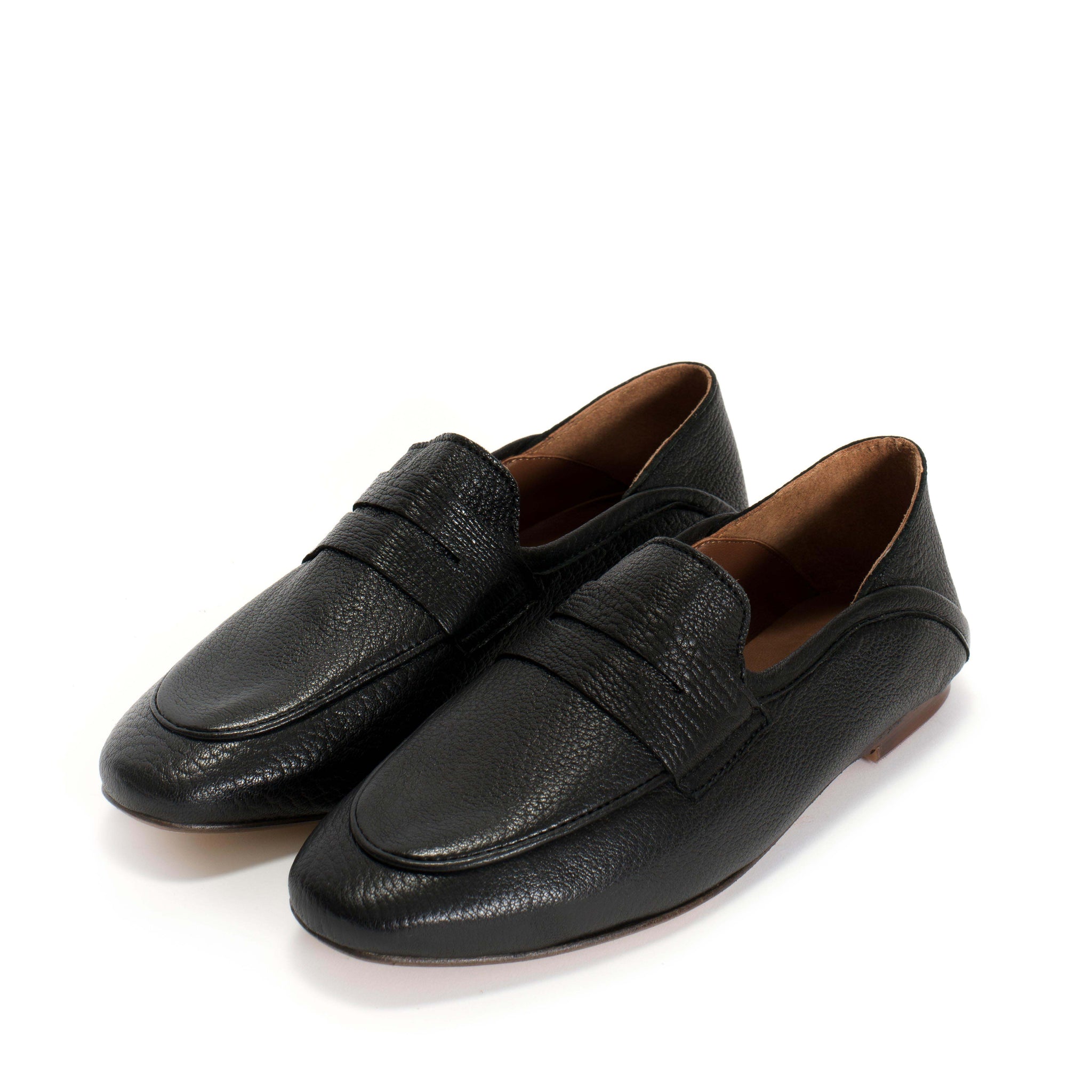 Lindsay Grained vegetable tanned calf Black - Anonymous Copenhagen