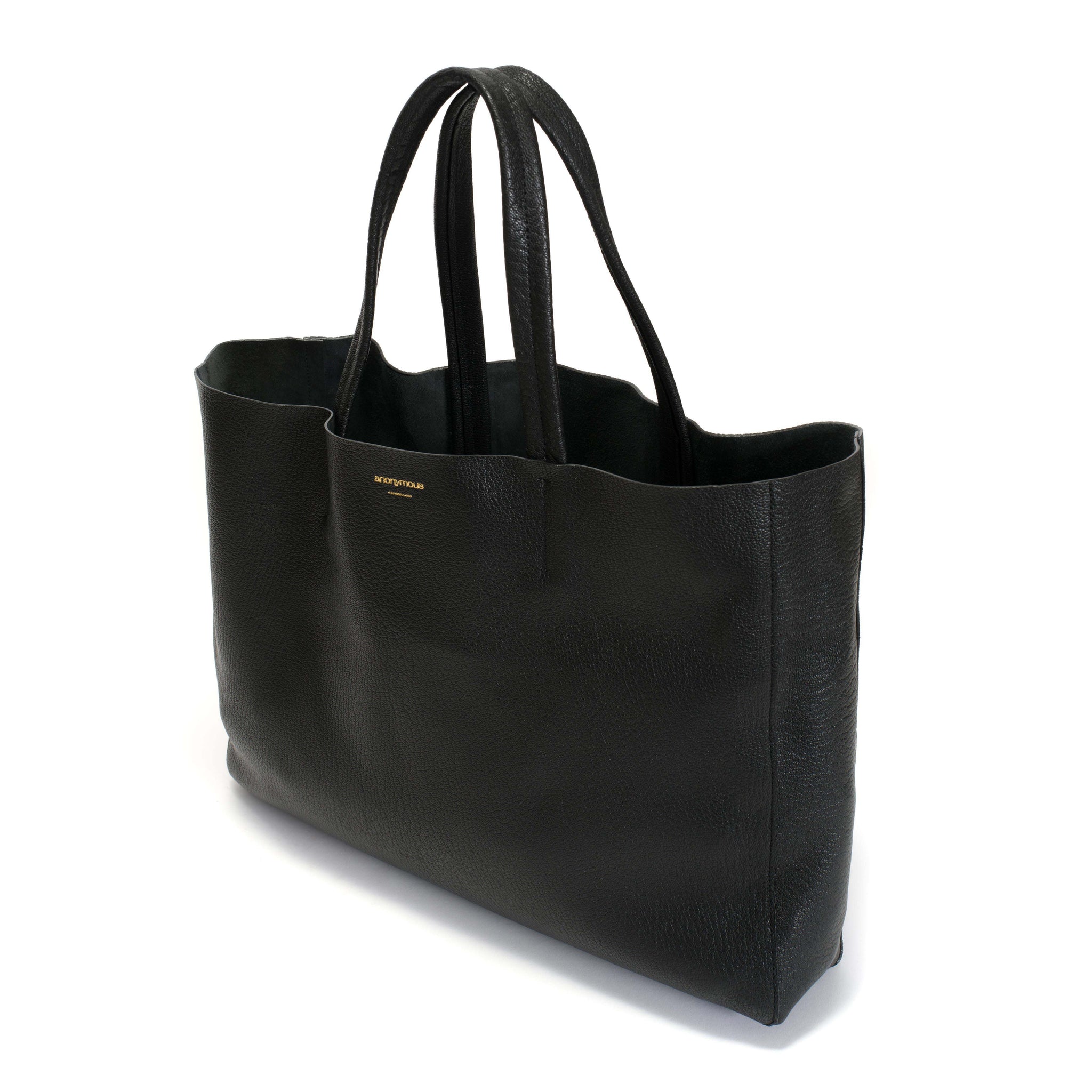 Ruba shopper Grained chevre goat Black - Anonymous Copenhagen