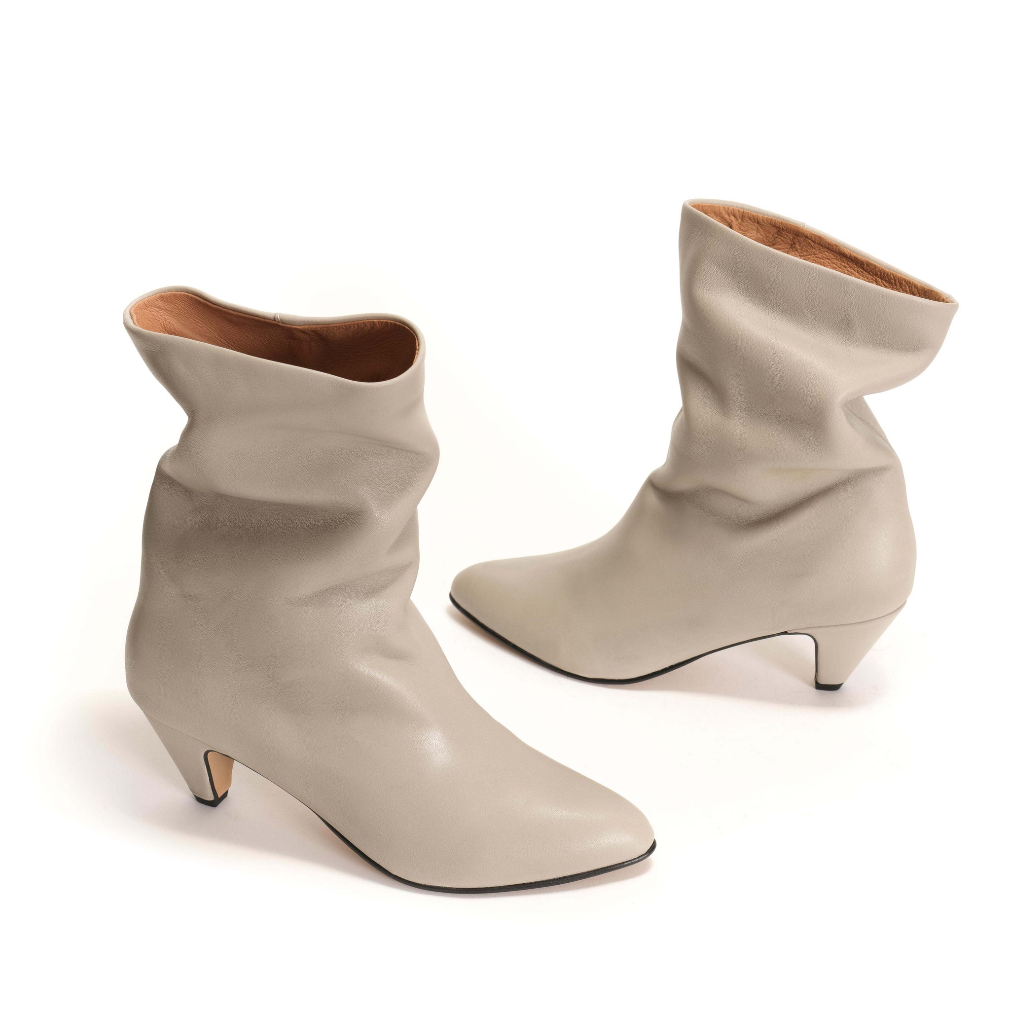 Vully 50 stiletto Calf nappa Ash grey - Anonymous Copenhagen