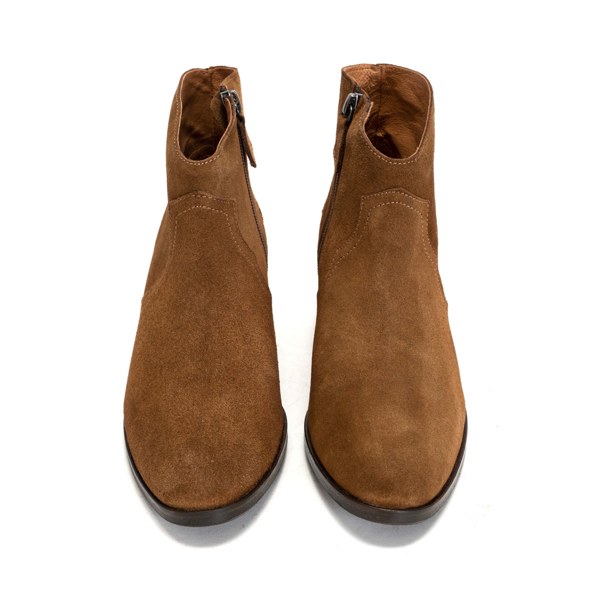 Fiona 35 Calf suede Cinnamon - Anonymous Copenhagen