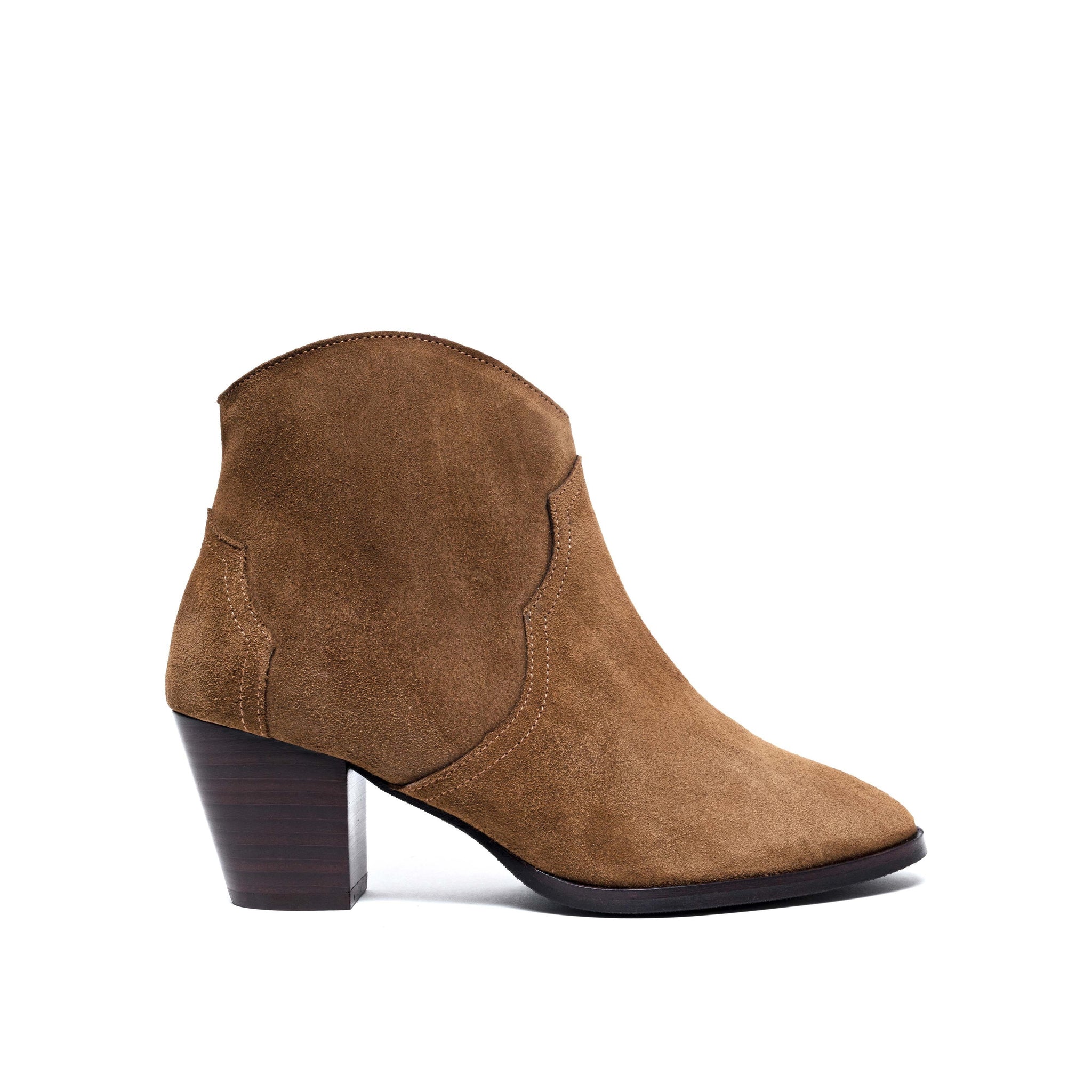 Fiona 60 Calf suede Cinnamon - Anonymous Copenhagen