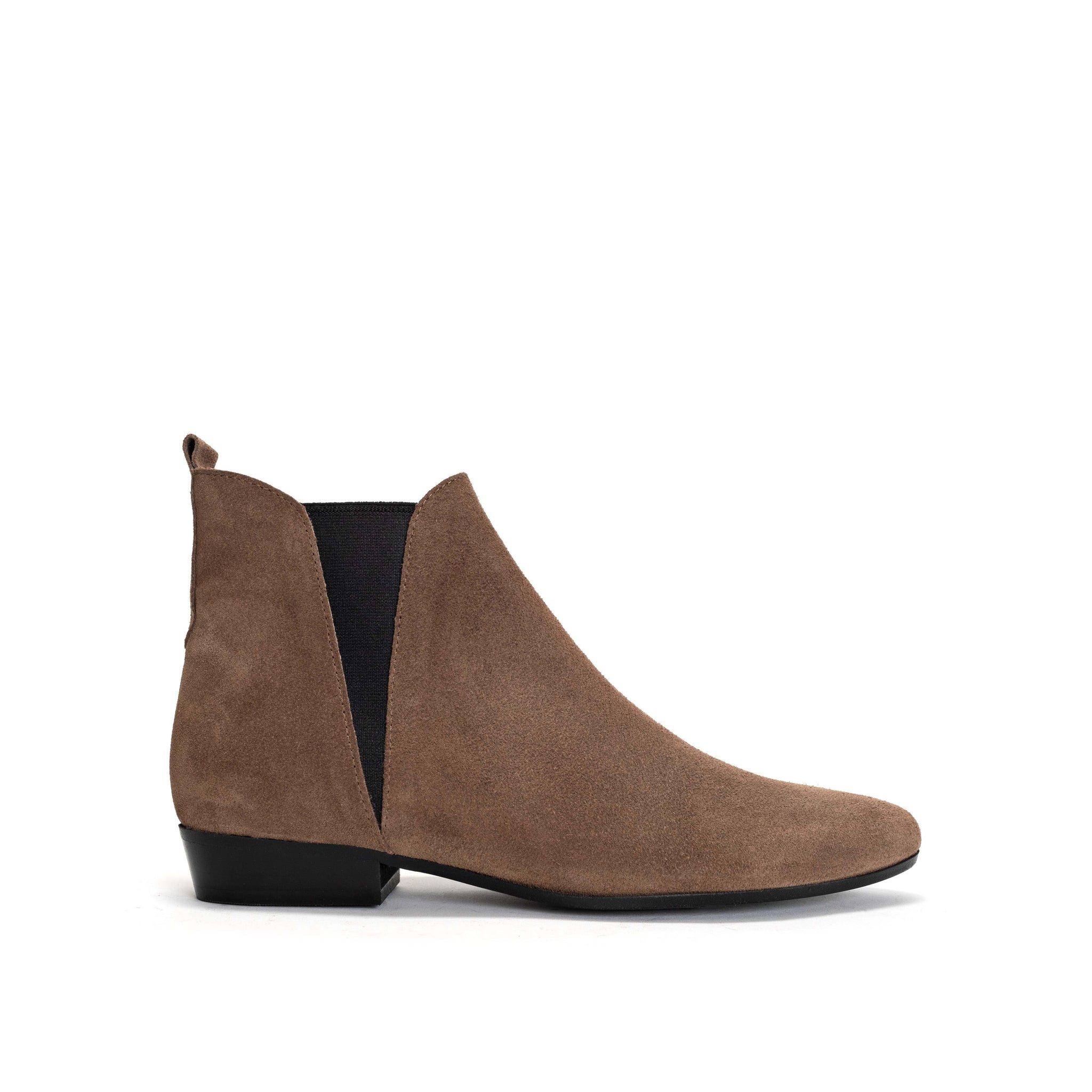 Rita Calf Suede Dark Taupe - Anonymous Copenhagen