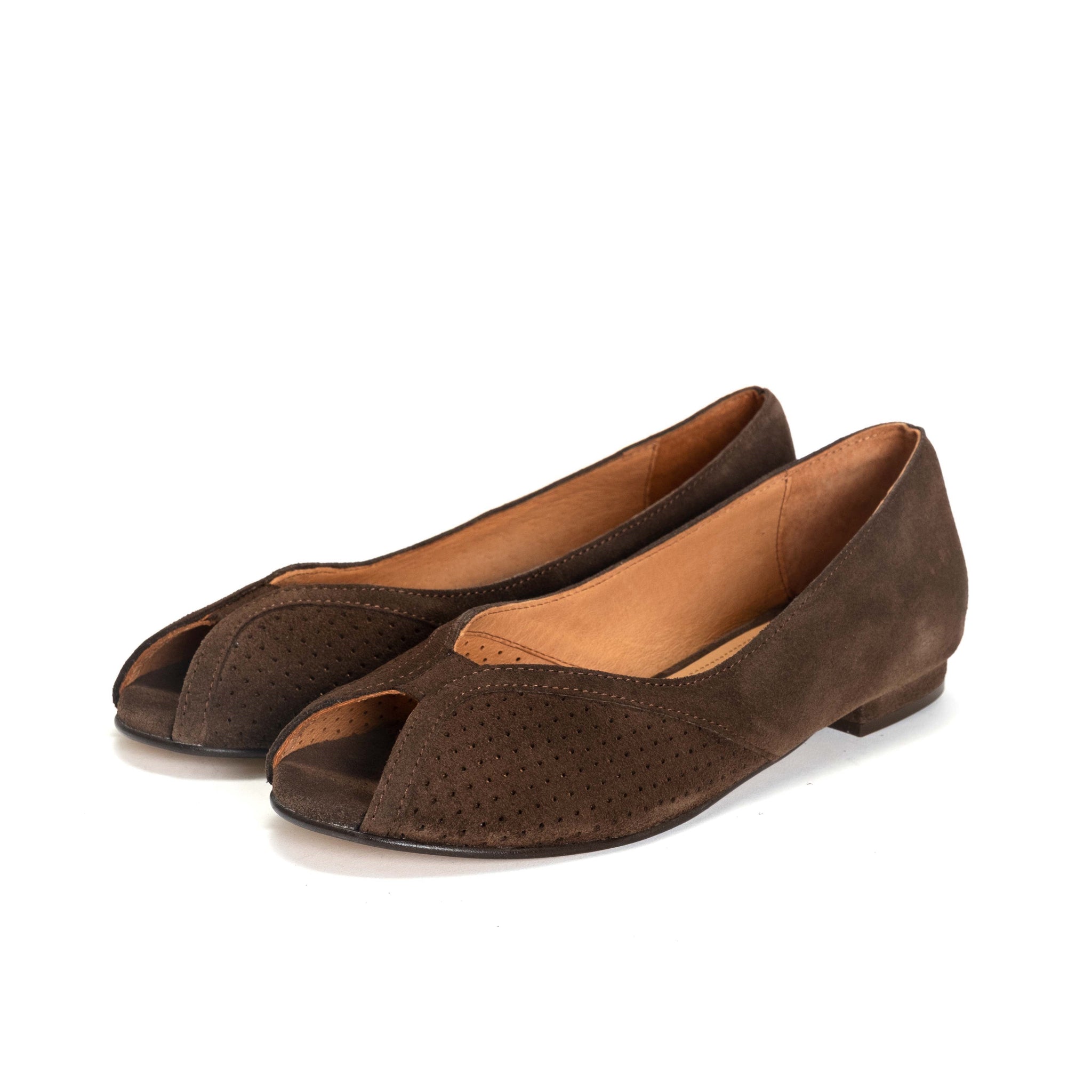 Tiffy Calf suede Coffee brown - Anonymous Copenhagen