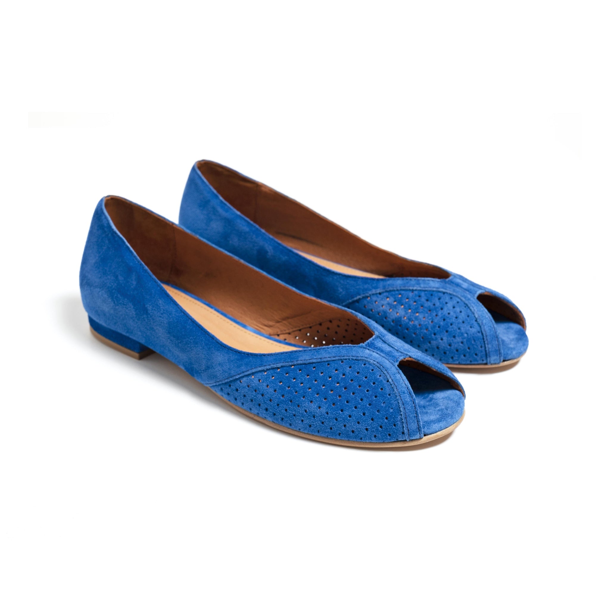 Tiffy Calf suede Electric blue - Anonymous Copenhagen