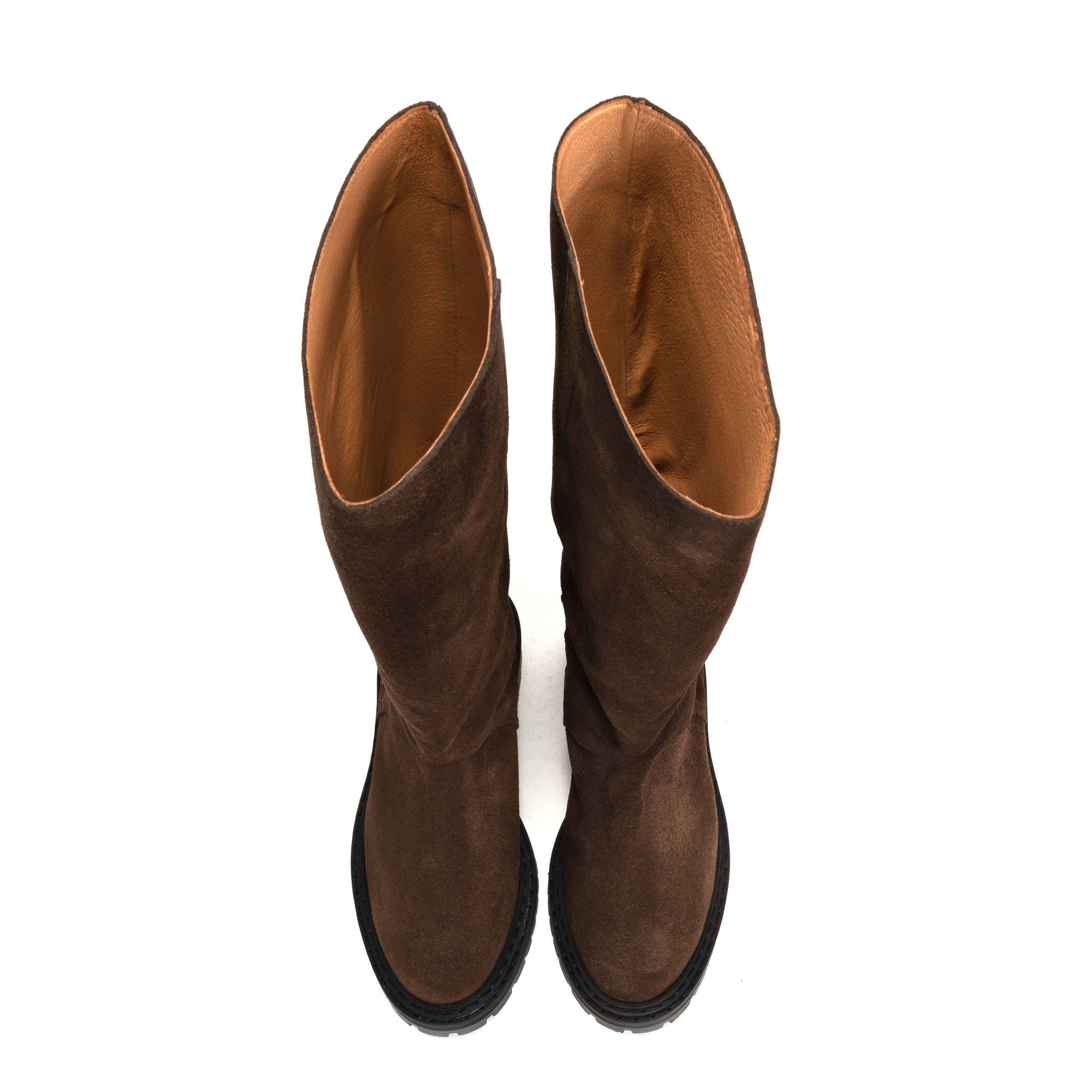 Vivian Calf Suede Coffee Brown - Anonymous Copenhagen