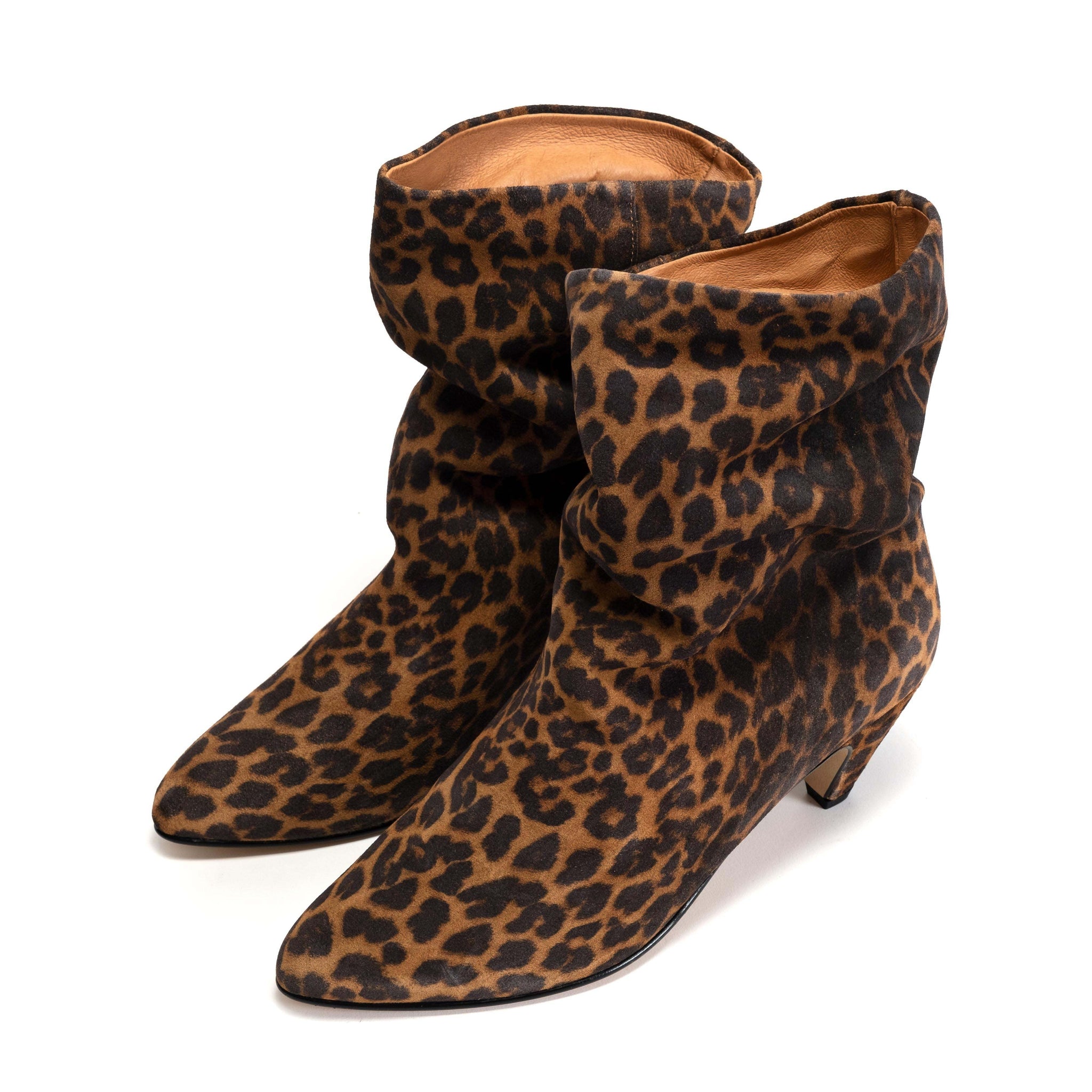 Vully 50 Stiletto Calf suede print Leopard - Anonymous Copenhagen